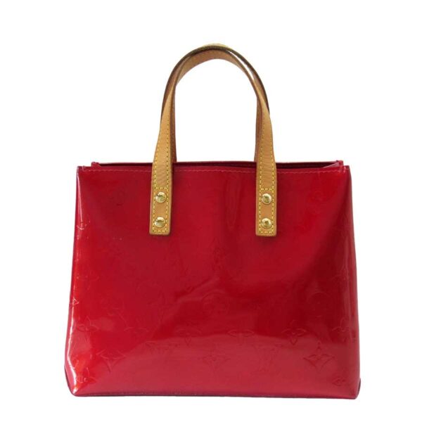 g2742a Louis Vuitton Vernis Lead PM Handbag Rouge