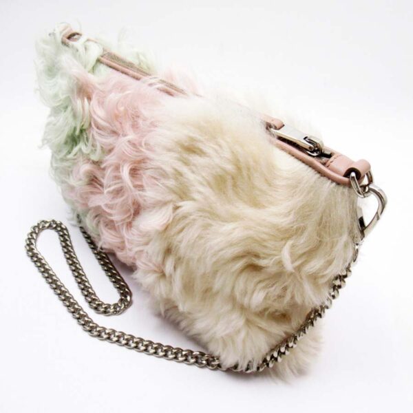 g2882a 1 Miu Miu Shoulder Bag Clutch Bag Fur Ivory