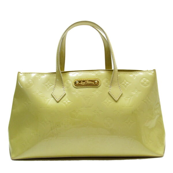 g3162a Louis Vuitton Vernis Wilshire PM Handbag Beige