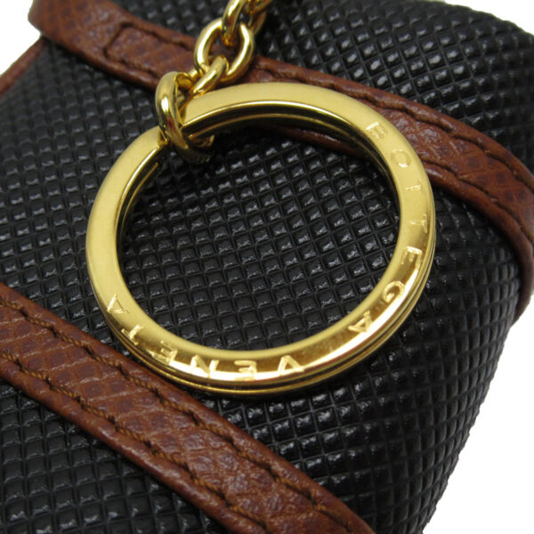 g3682a 3 Bottega Veneta Leather Charm Black Brown