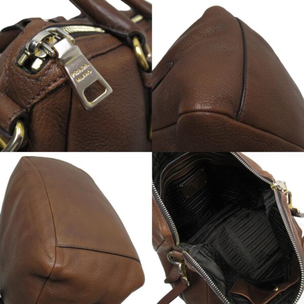 g4012a 4 c Prada Leather Shoulder Bag Brown