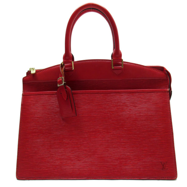 g4048a Louis Vuitton Riviera Epi Leather Handbag Red