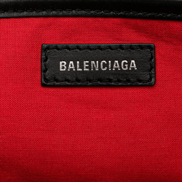 g8tb3nh1tw7wrvtk 7 Balenciaga Blue Cabas Wool Tote Bag Red