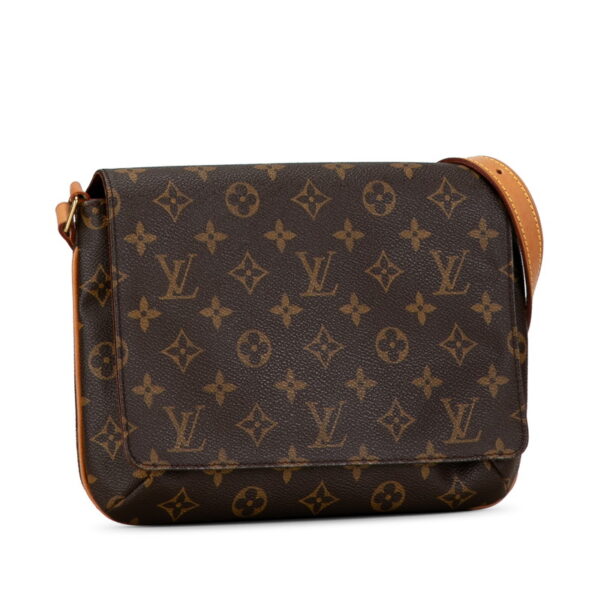 gduti5v9redarqni 2 Louis Vuitton Monogram Musette Tango Shoulder Bag Brown