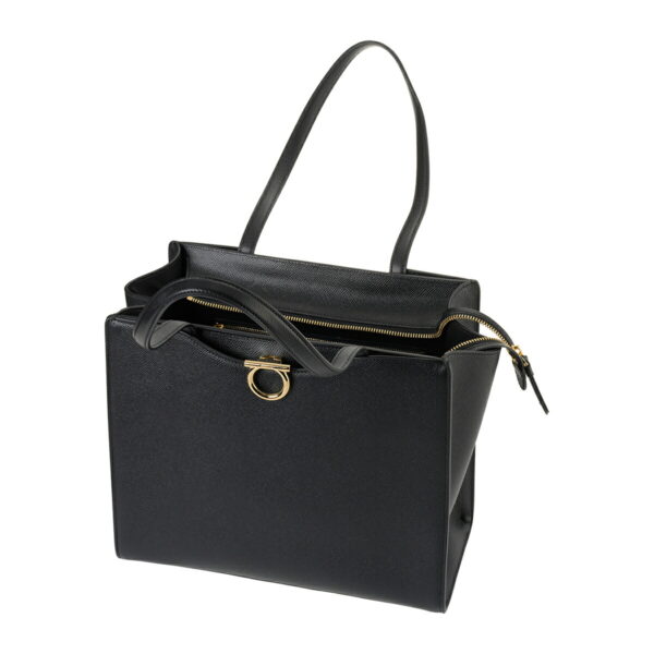 gfr213935760960 4 Ferragamo Tote Bag Gancini Black