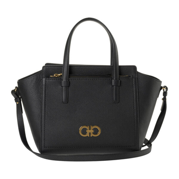 gfr214446772236 1 Ferragamo Handbag Gancini Black