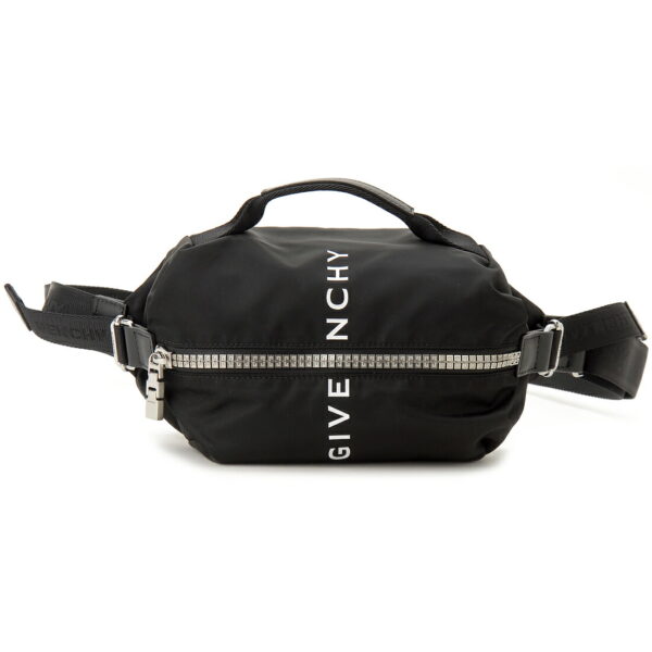 givbku038k1je001 Givenchy G Zip Body Bag Black