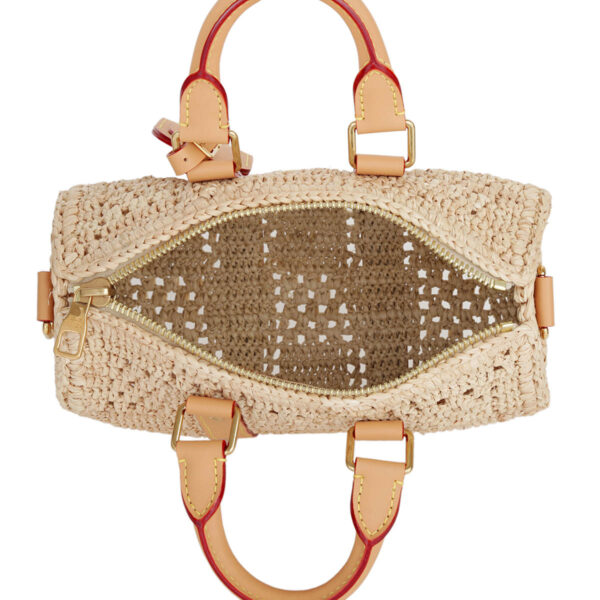 glvm25010 5 Louis Vuitton Shoulder Bag Raffia Keepall Bandouliere 25 Beige