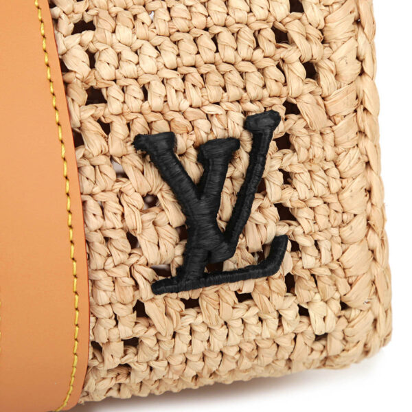 glvm25010 6 Louis Vuitton Shoulder Bag Raffia Keepall Bandouliere 25 Beige