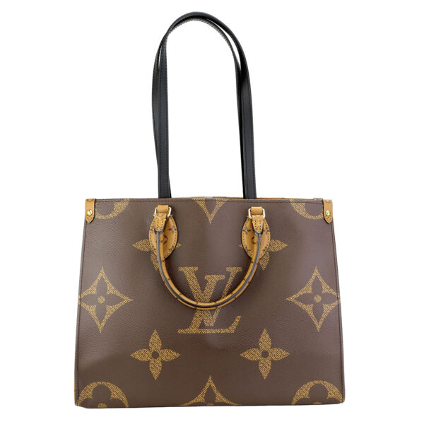 glvm45321 6 Louis Vuitton On the Go MM Tote Bag Giant Monogram Brown