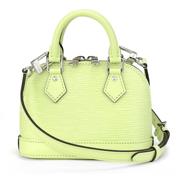 glvm82403 1 Louis Vuitton Nano Alma Handbag Epi Green