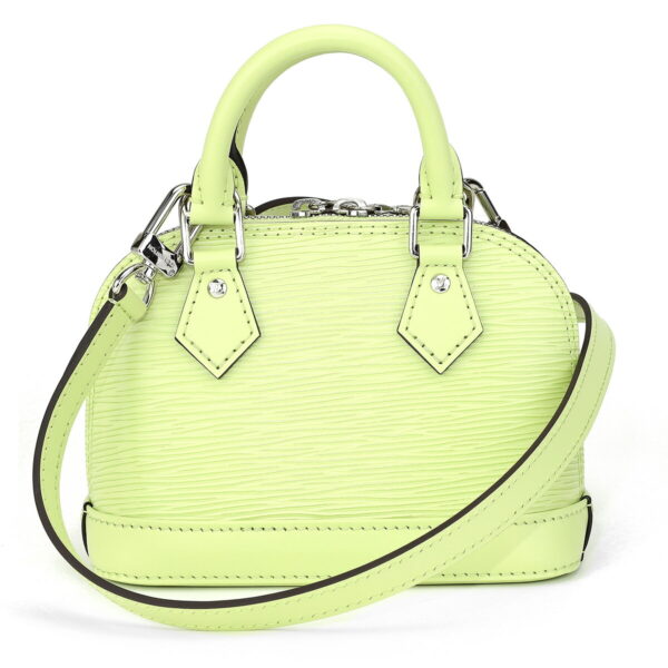 glvm82403 2 Louis Vuitton Nano Alma Handbag Epi Green