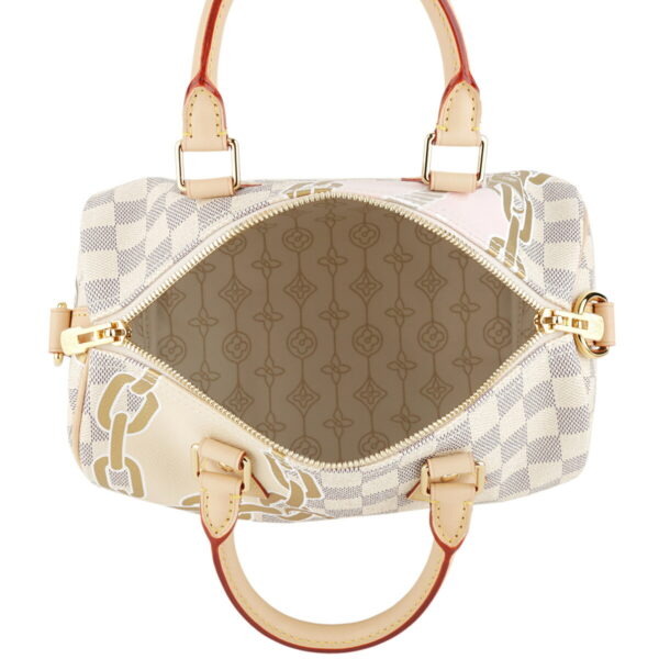 glvn40473 5 Louis Vuitton Speedy Bandouliere 25 Handbag Nautical Off White