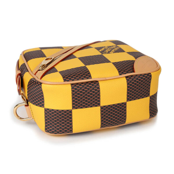 glvn40562 3 Louis Vuitton Shoulder Bag Damier Pop Chess Messenger Yellow Brown