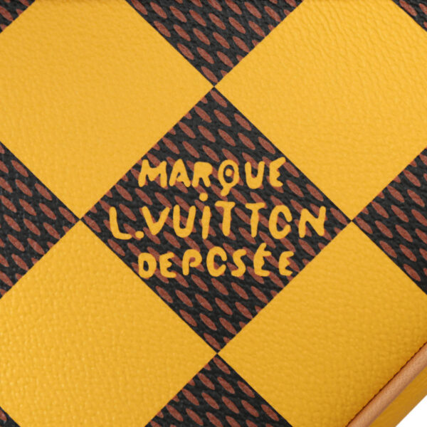 glvn40562 7 Louis Vuitton Shoulder Bag Damier Pop Chess Messenger Yellow Brown