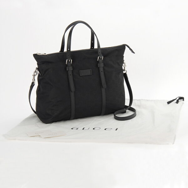 gu510332k28an1000 3 Gucci Tote Bag Black