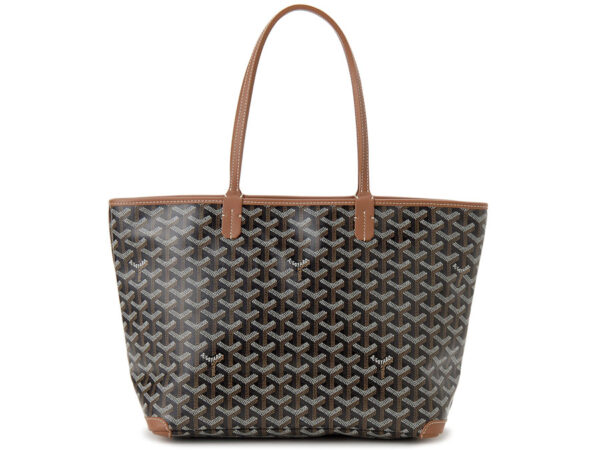 gy artois pm 03 Goyard Artois PM Tote Bag Brown