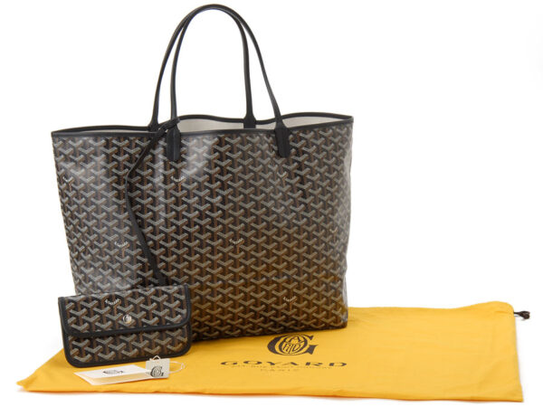 gy stlouis gm01 3 Goyard Saint Louis GM Tote Bag Black