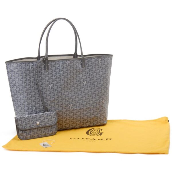 gy stlouis gm51 3 Goyard Saint Louis GM Tote Bag Gray