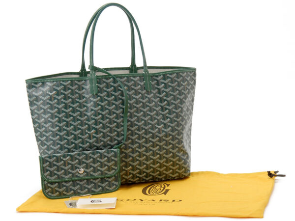 gy stlouis pm09 3 Goyard Saint Louis PM Tote Bag Green