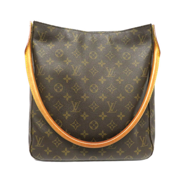 h2006481 2 Louis Vuitton Looping GM Tote Bag Monogram Canvas Brown