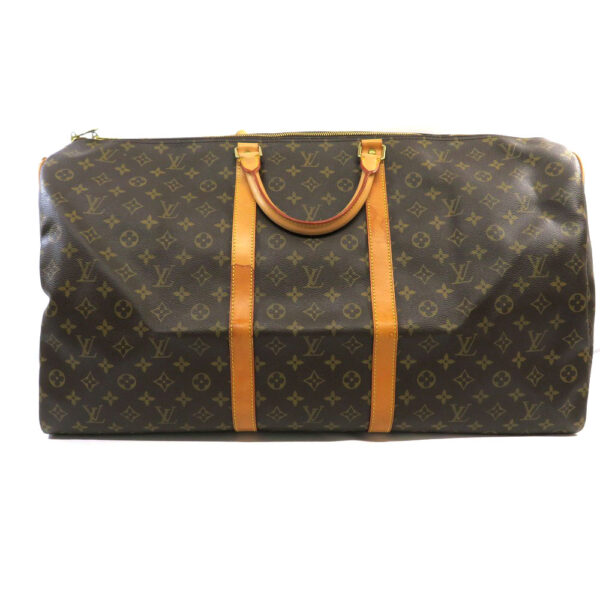 h2006521 1 Louis Vuitton Keepall Bandouliere 60 Bag Monogram Canvas Brown