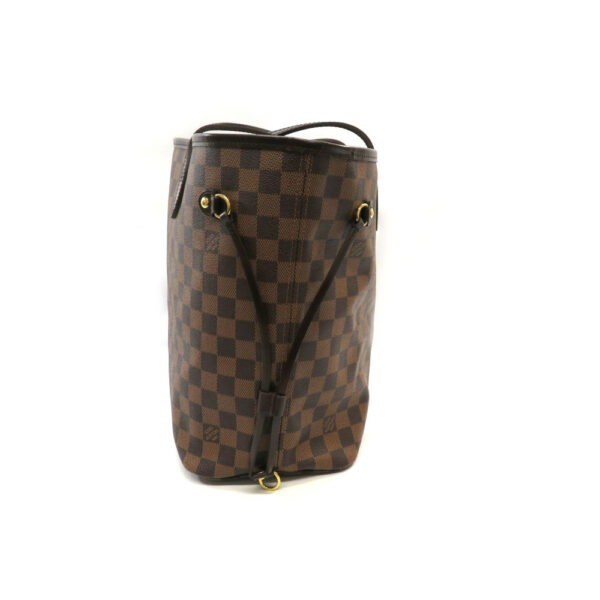 h2006526 3 Louis Vuitton Neverfull MM Tote Bag Damier Canvas Brown