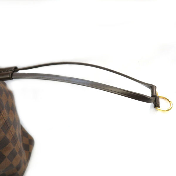 h2006526 5 Louis Vuitton Neverfull MM Tote Bag Damier Canvas Brown