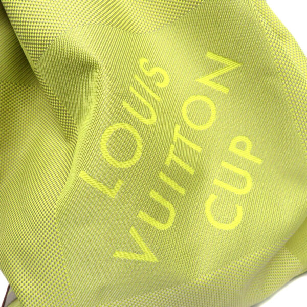 h2006921 8 Louis Vuitton Volunteer Drawstring Bag Damier Jean Green Yellow