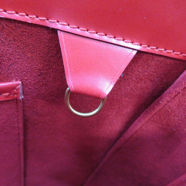 h2006983 19 Louis Vuitton Duplex Tote Bag Epi Leather Red