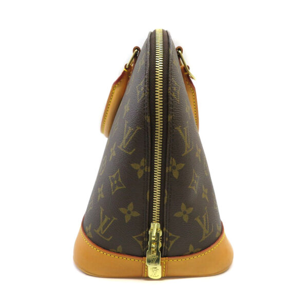 h2007008 3 Louis Vuitton Alma Handbag Monogram Canvas Brown