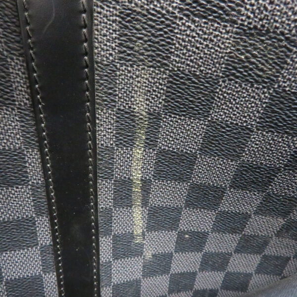 h2007010 14 Louis Vuitton Porte de Cumin Voyage GM Business Bag Damier Graphite Black