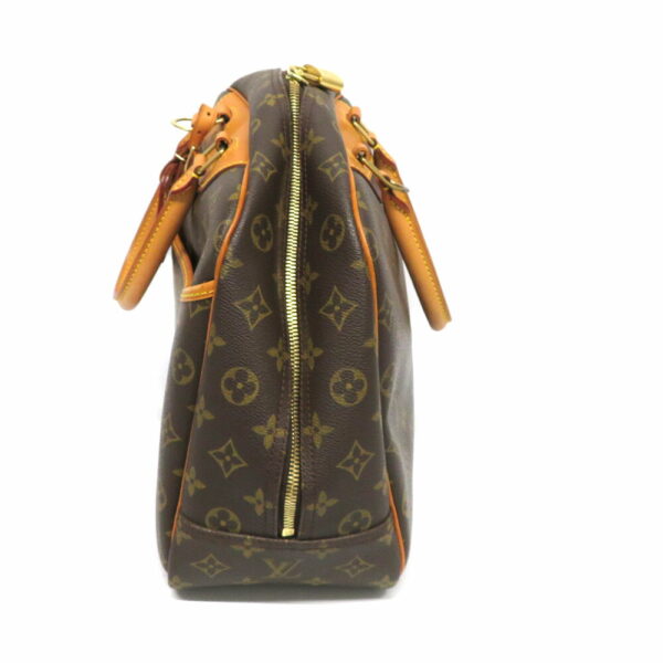 h21 8016 3 Louis Vuitton Deauville Bowling Vanity Bag Monogram Canvas Brown