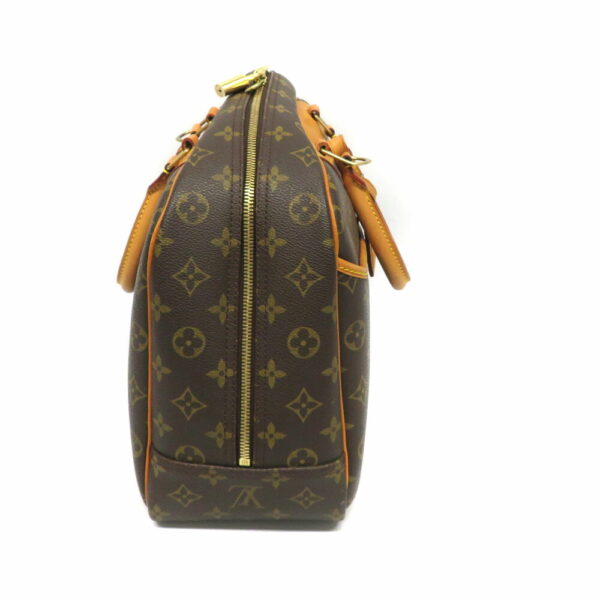 h21 8016 4 Louis Vuitton Deauville Bowling Vanity Bag Monogram Canvas Brown