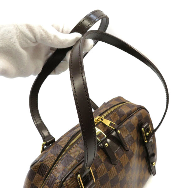 h2100032 12 Louis Vuitton Rivington PM Handbag Damier Canvas Brown