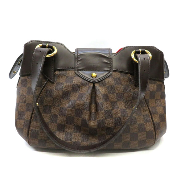 h2100518 2 Louis Vuitton Sistina PM Handbag Damier Canvas Brown