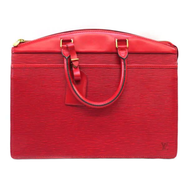 h21006930 Louis Vuitton Riviera Handbag Epi Leather Red