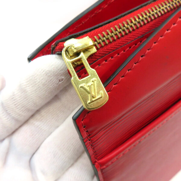 h2100693002 Louis Vuitton Riviera Handbag Epi Leather Red