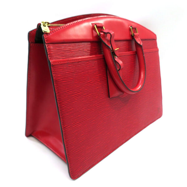 h210069304 Louis Vuitton Riviera Handbag Epi Leather Red