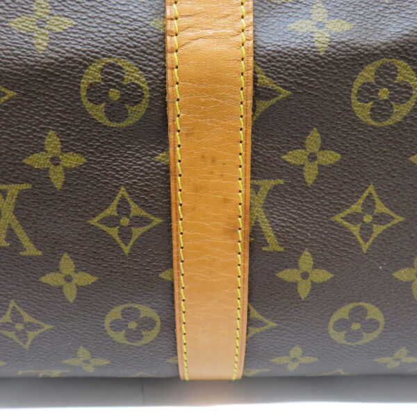 h2100848 13 Louis Vuitton Keepall Bandouliere 55 Bag Monogram Canvas Brown