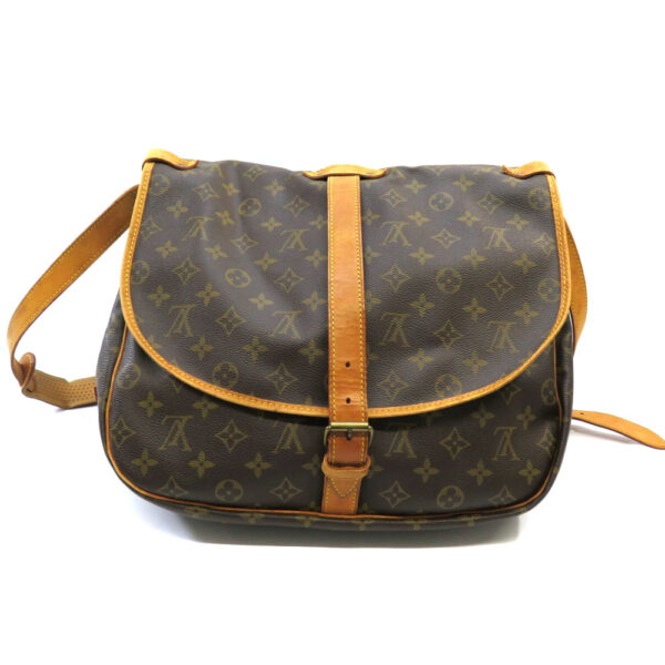 h2101004 1 Louis Vuitton Saumur 35 Shoulder Bag Monogram Canvas Brown