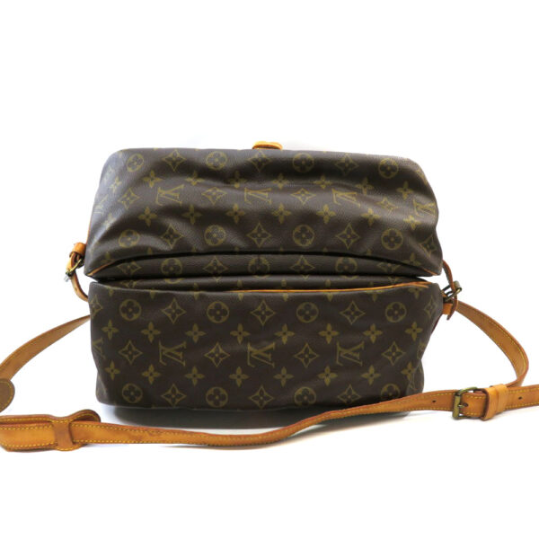 h2101004 4 Louis Vuitton Saumur 35 Shoulder Bag Monogram Canvas Brown