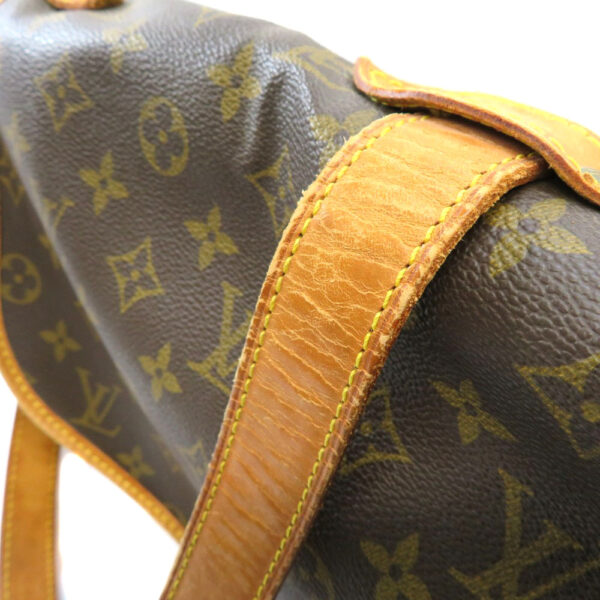 h2101004 7 Louis Vuitton Saumur 35 Shoulder Bag Monogram Canvas Brown