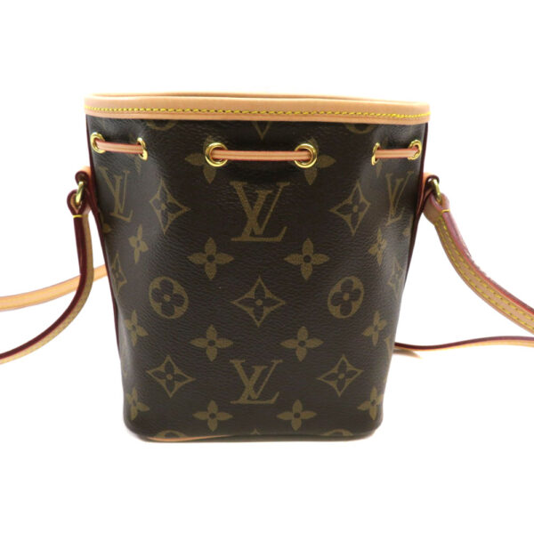 h2101308 3 Louis Vuitton Nano Noe Shoulder Bag Monogram Canvas Brown