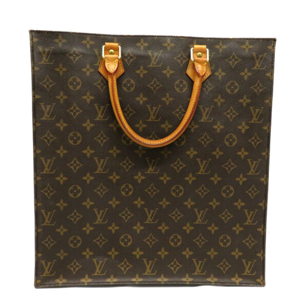 h2101323 14 Louis Vuitton Sac Plat Handbag Monogram Canvas Brown