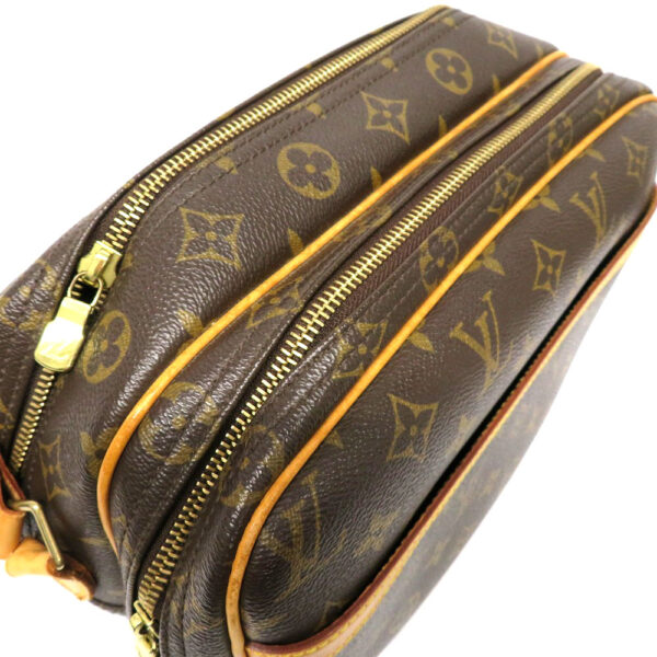 h2101697 10 Louis Vuitton Reporter PM Shoulder Bag Monogram Canvas Brown