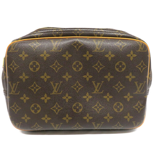 h2101697 15 Louis Vuitton Reporter PM Shoulder Bag Monogram Canvas Brown