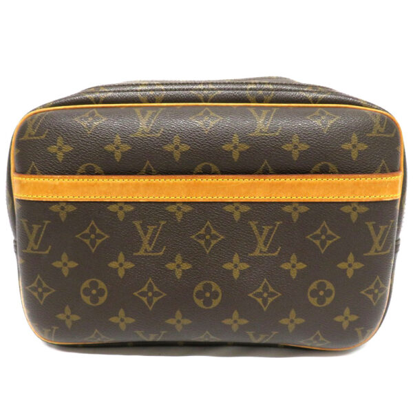 h2101697 16 Louis Vuitton Reporter PM Shoulder Bag Monogram Canvas Brown