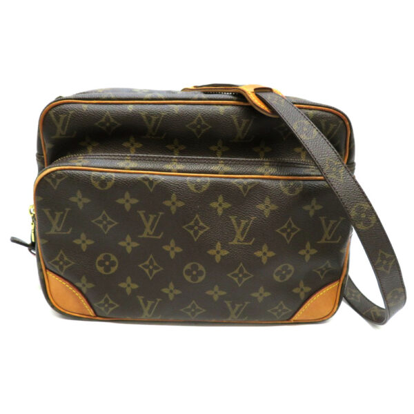 h2102290 1 Louis Vuitton Nile Shoulder Bag Monogram Canvas Brown