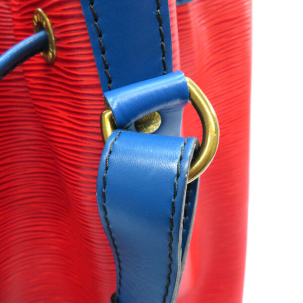 h2102404003 Louis Vuitton Noe Shoulder Bag Epi Leather Red Blue